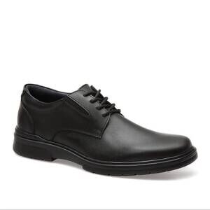 NEW FERRATO men's oxford flat shoes in black